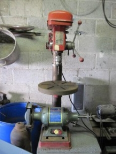 Grinder and Drill Press Table Layout