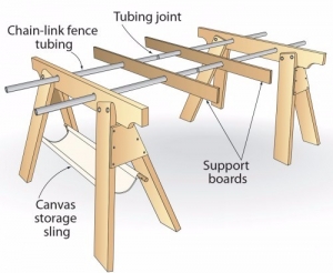 Collapsible Work Support