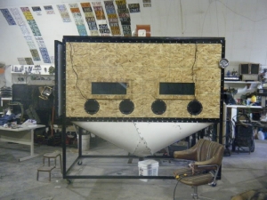 Sand Blasting Cabinet