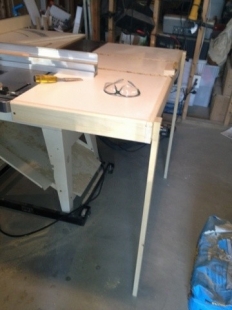 Table Saw Outfeed Table