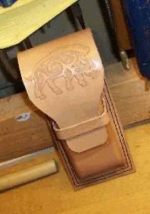 Leather Block Plane Holster