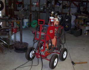 Steerable Welding Cart