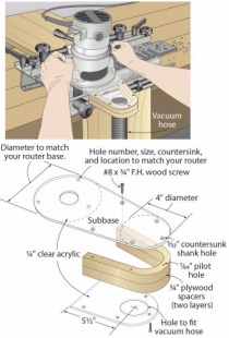 Router Dust Collection Attachment