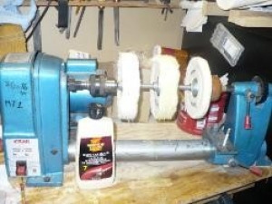 Lathe-Based Buffing Setup