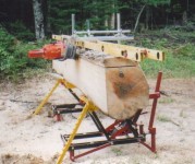 On-Location Chainsaw Mill