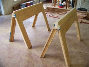 Folding Sawhorses