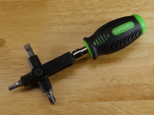 Rotating Head Selectable Screwdriver