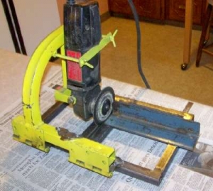 Cutoff Saw from Angle Head Grinder