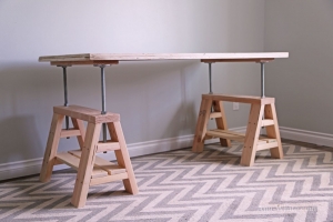 Sawhorse Desk