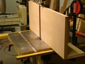 Bandsaw Resaw Fence