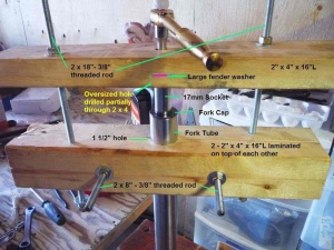 Fork Spring Compression Tool