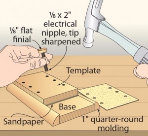 Sandpaper Punch Plate