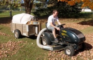 Leaf Vacuuming Trailer