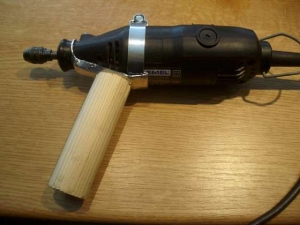 Wooden Dremel Handle