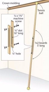 Crown Molding Support