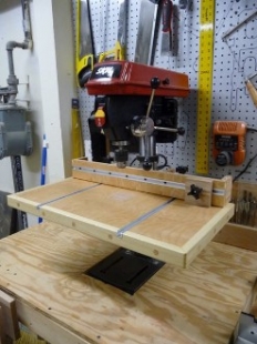 Auxiliary Drill Press Table