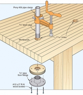 Benchtop Hold Down