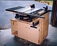 Table Saw Stand and Cabinet