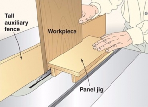 Raised Panel Pushing Jig