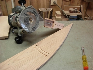 Radius Fixture for Plunge Router