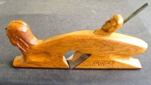 Carved Oak Shoulder Plane