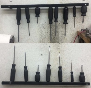 Screwdriver Rack