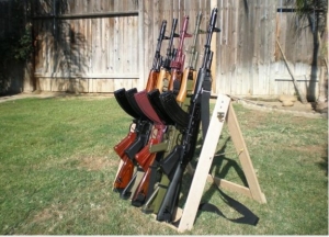 Portable Gun Rack