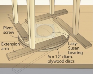 Table Finishing Stand