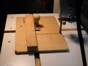 Pen Blank Bandsaw Sled