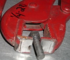 Vise Grip Screw Holder