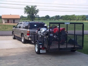 Dual Motorcycle Trailer