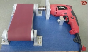 Drill Powered Belt Sander