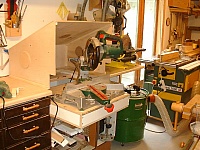 Slide-Out Miter Saw Station