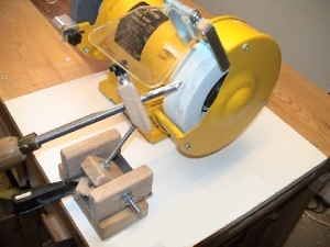 Fingernail Gouge Grinding Jig