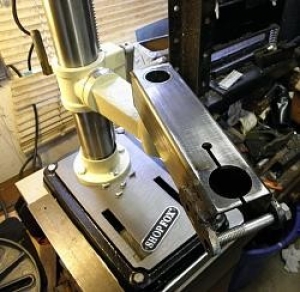 Articulating Drill Press Table Extension