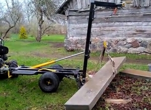 Mini Tractor Lifting Attachment