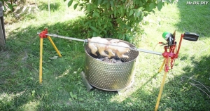 Motorized Rotisserie Grill