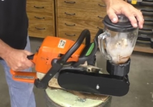 Chainsaw Powered Blender