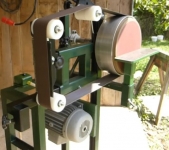 Combination Belt Grinder and Disc Sander