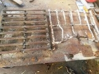 Wood Stove Log Grate