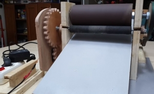 Drum Sander Feed Mechanism