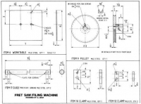 Fretsaw and Filing Machine