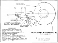 Milling Cutter Sharpening Jig