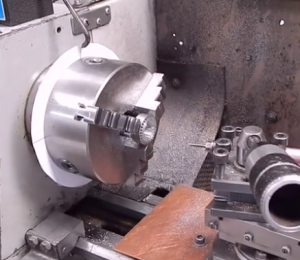 Lathe Broaching Setup