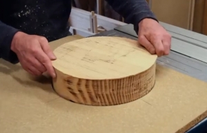 Table Saw Bowl Shaping Method