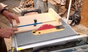 Angle Cut Table Saw Sled