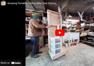 Folding Miter Saw Station