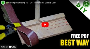 Sanding Belt Fixture