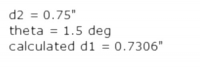 Mill Angle Setting Without a Sinebar