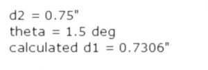 Mill Angle Setting Without a Sinebar